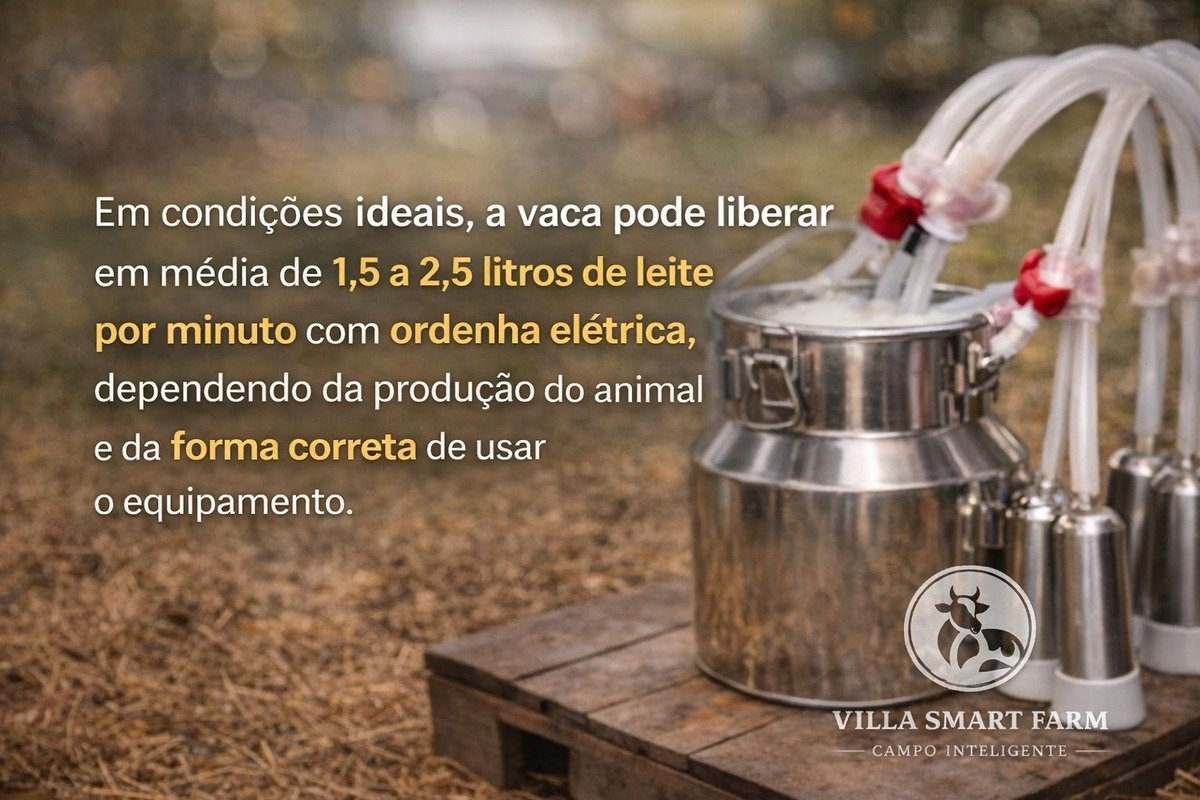 Ordenha Elétrica Vaca 4 Teteiras - Balde Inox 14 Litros - Imagem 10