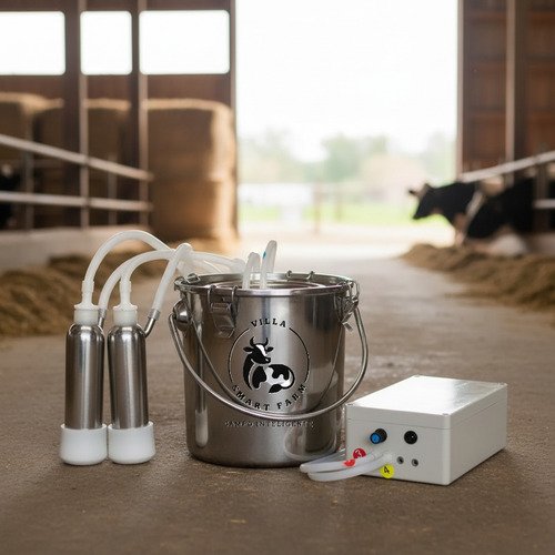 Ordenha Elétrica 5 Litros - Balde Inox - VACAS - Imagem 2