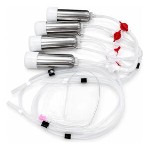 Kit Teteiras Para Ordenha Elétrica – Modelo 4 Bicos Inox Kit Teteiras Para Ordenha Elétrica – Modelo 4 Bicos Inox