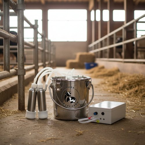 Ordenha Elétrica 5 Litros - Balde Inox - VACAS - Imagem 6