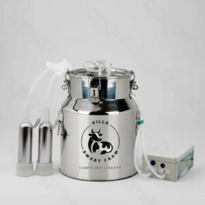 Ordenhadeira 14l Elétrica Villa Smart Farm Movel 2bicos Inox Vacas Ordenhadeira 14l Elétrica Villa Smart Farm Movel 2bicos Inox Vacas