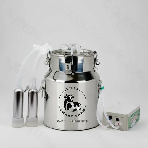 Ordenhadeira 14l Elétrica Villa Smart Farm Movel 2bicos Inox Vacas Ordenhadeira 14l Elétrica Villa Smart Farm Movel 2bicos Inox Vacas